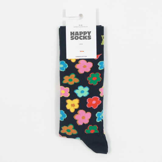 HAPPY SOCKS Flower Socks in NAVY & MULTI