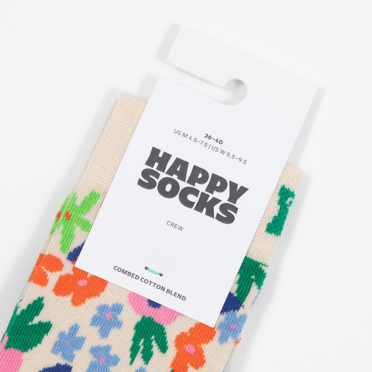 HAPPY SOCKS Flower Socks in PINK & CREAM