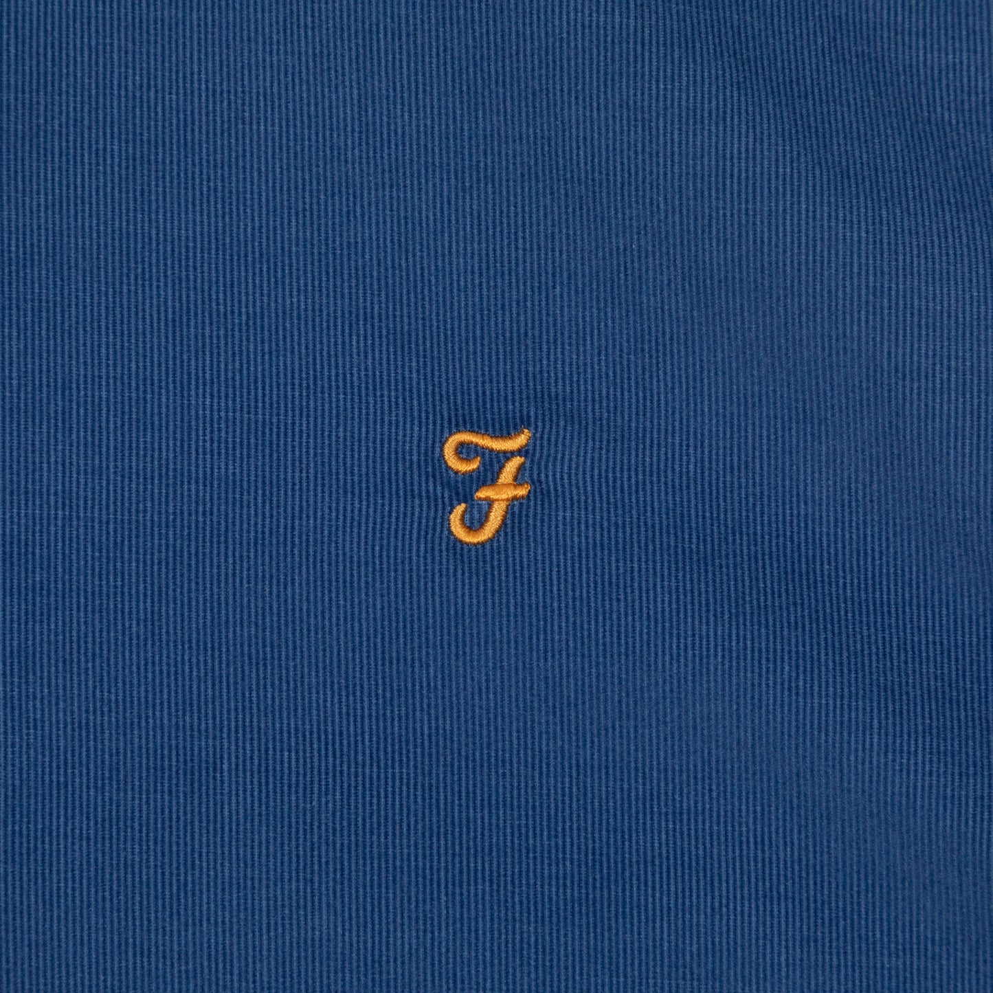 FARAH Fontella Corduroy Shirt in BLUE