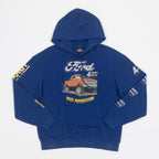 BRIXTON X FORD Mud Marathon Hoodie in BLUE