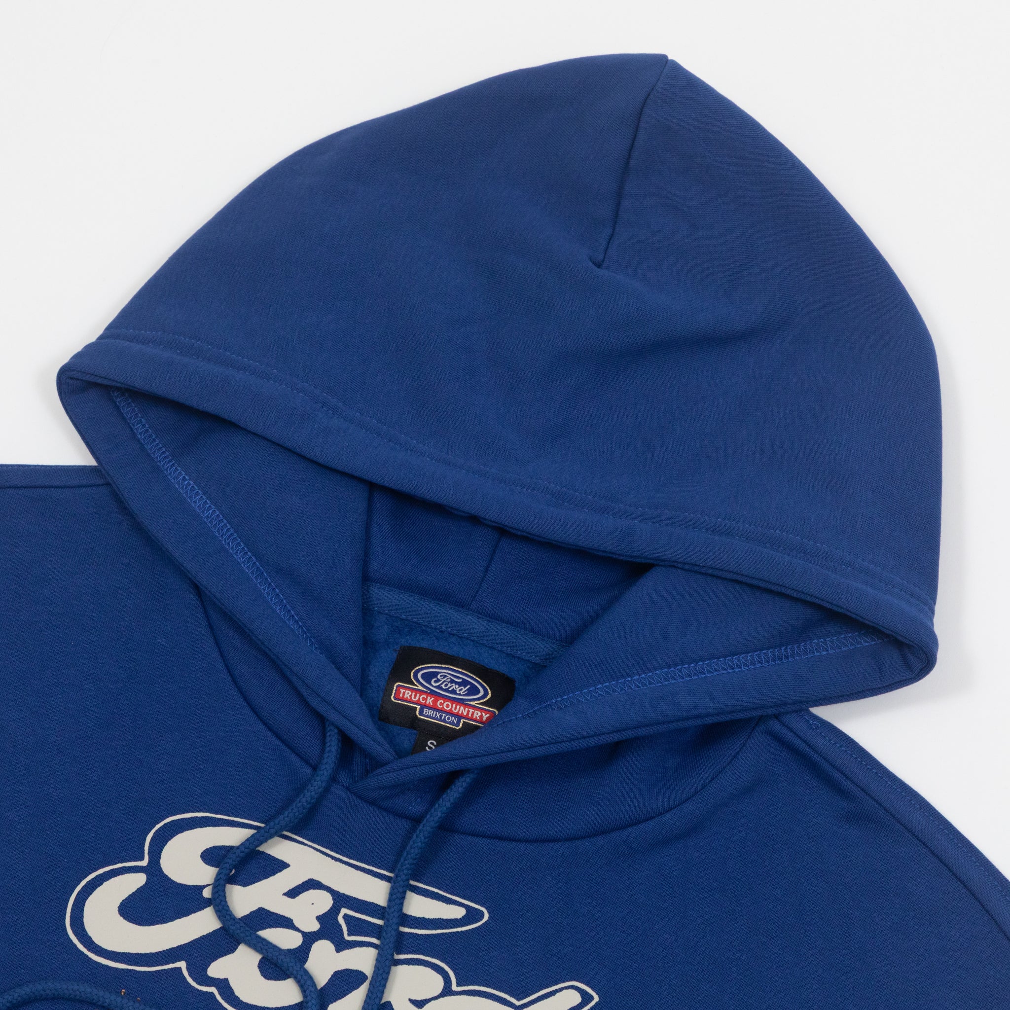 BRIXTON X FORD Mud Marathon Hoodie in BLUE