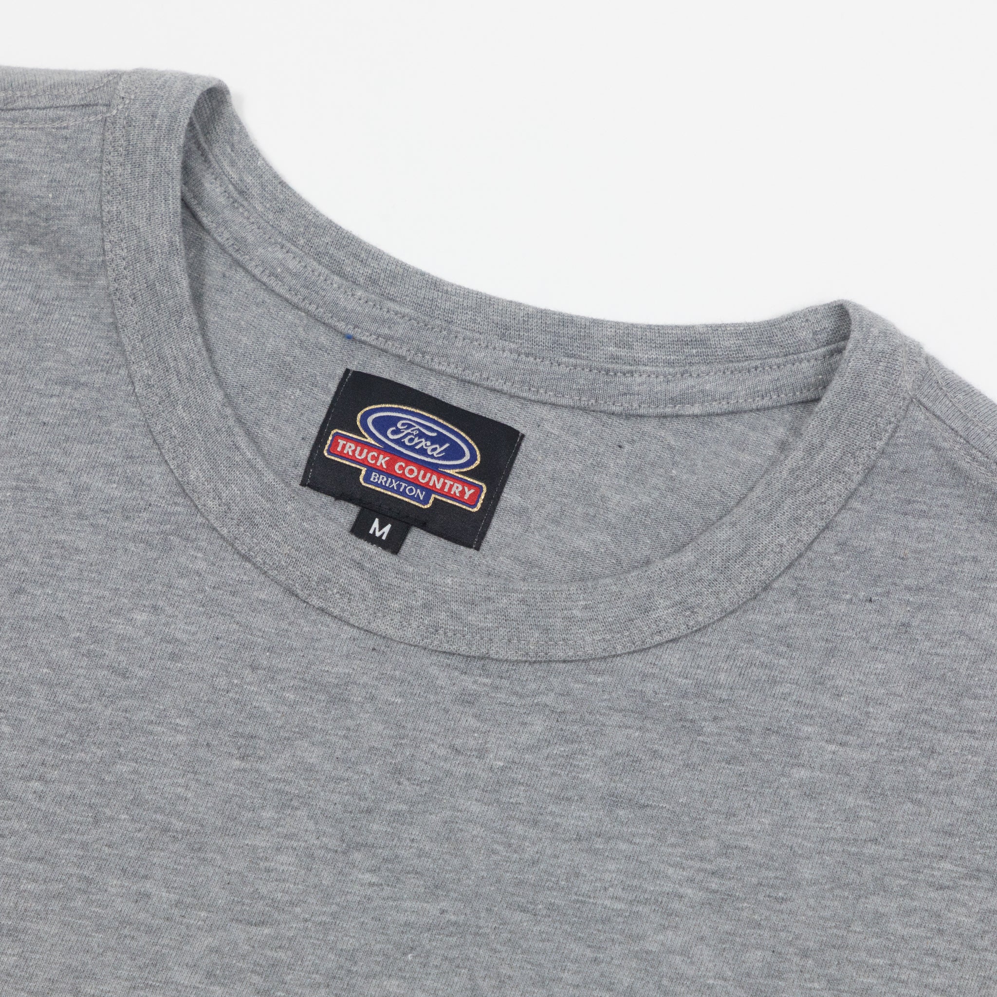 BRIXTON X FORD Truck Country T-Shirt in HEATHER GREY