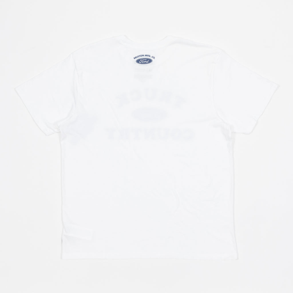 BRIXTON X FORD Truck Country T-Shirt in WHITE