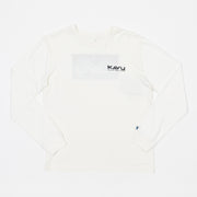 Womens KAVU Forever Kavu Long Sleeve T-Shirt in CREAM