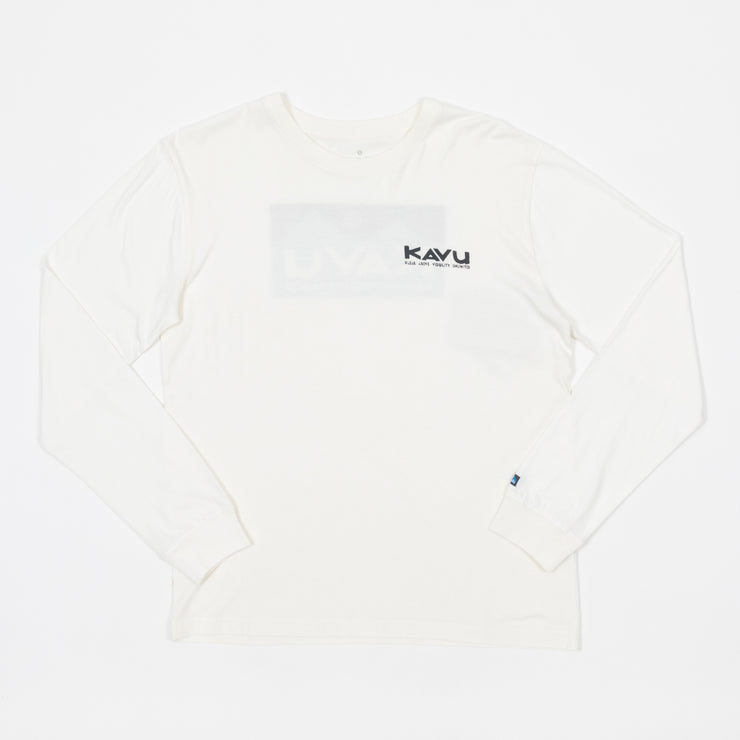 Womens KAVU Forever Kavu Long Sleeve T-Shirt in CREAM
