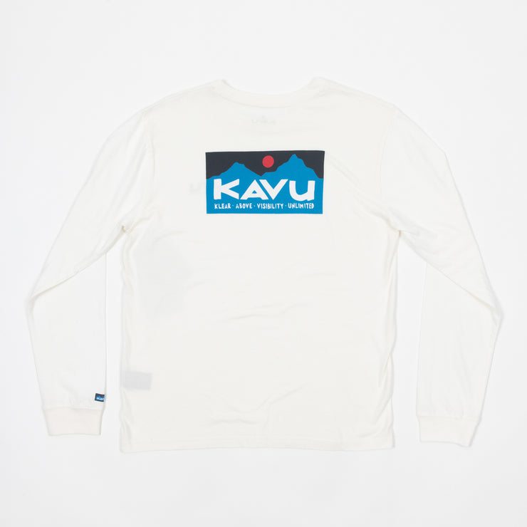 Womens KAVU Forever Kavu Long Sleeve T-Shirt in CREAM
