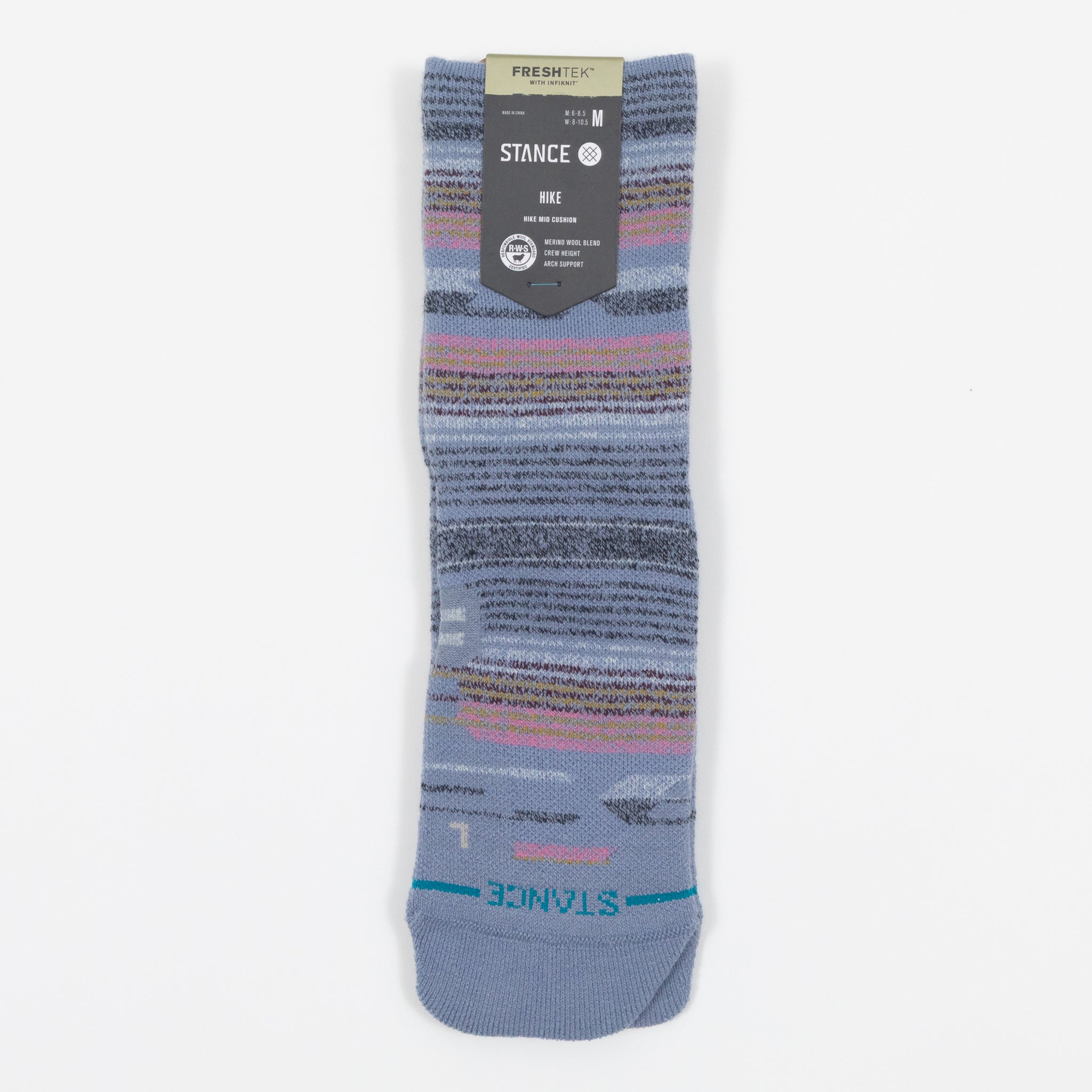 STANCE Fork in the Road Mid Socks in INDIGO