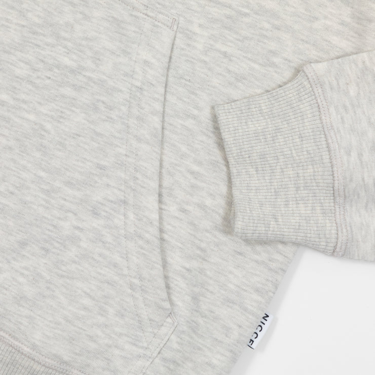 NICCE Form Logo Hoodie in GREY MARL