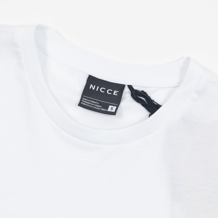 NICCE Form Logo T-Shirt in WHITE
