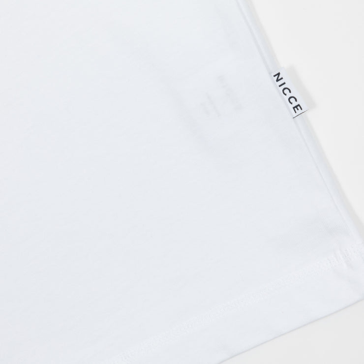 NICCE Form Logo T-Shirt in WHITE