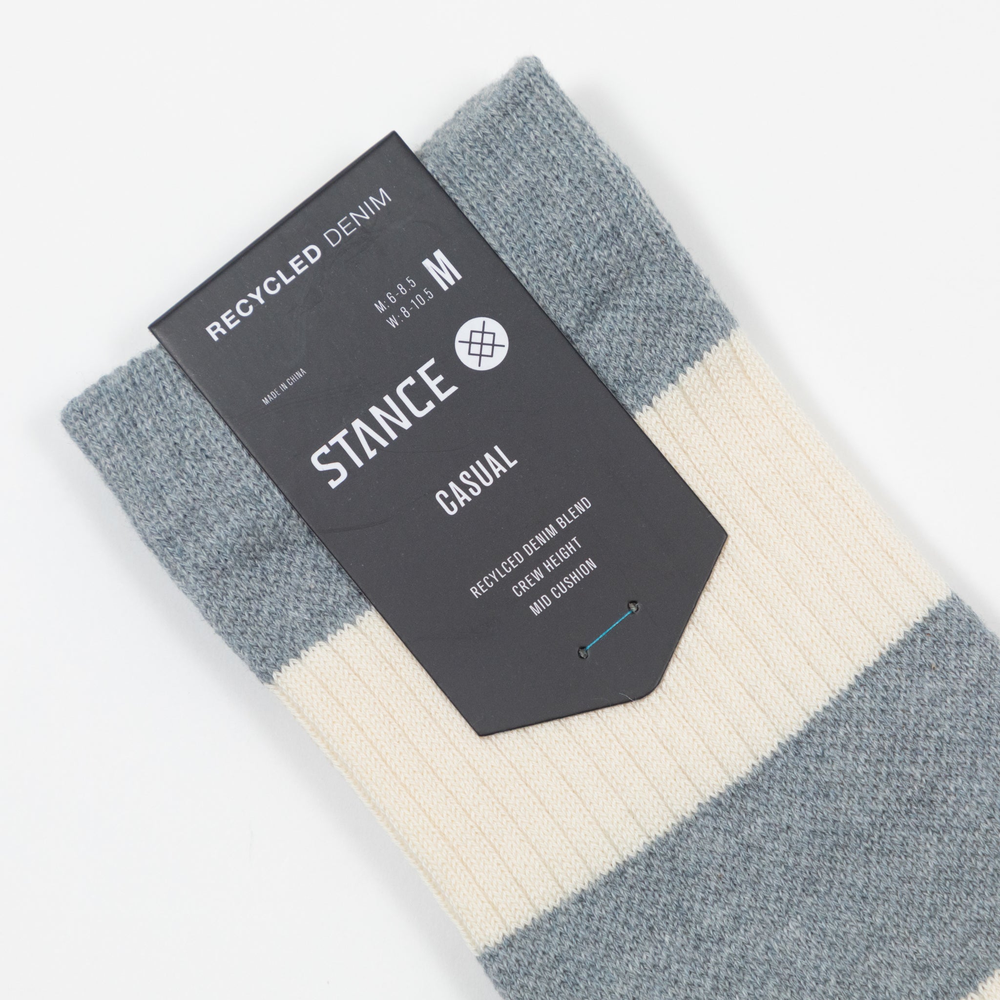 STANCE Fred Denim Crew Socks in BLUE