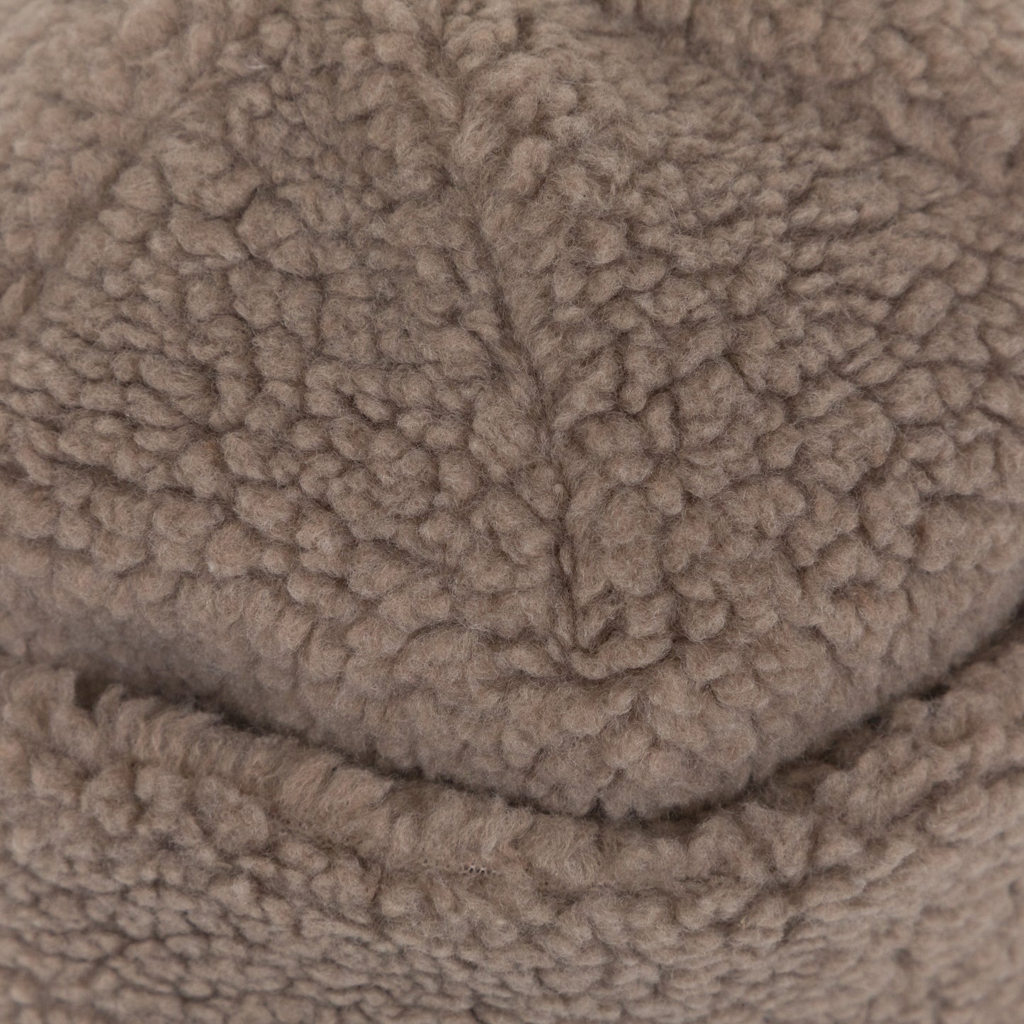 KAVU Fur Ball Sherpa Beanie in MOCHA
