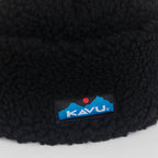 KAVU Fur Ball Sherpa Beanie in MOONLESS NIGHT