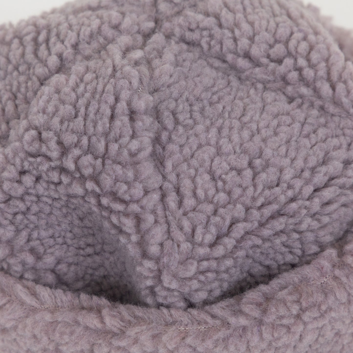 KAVU Fur Ball Sherpa Beanie in PURPLE DUST