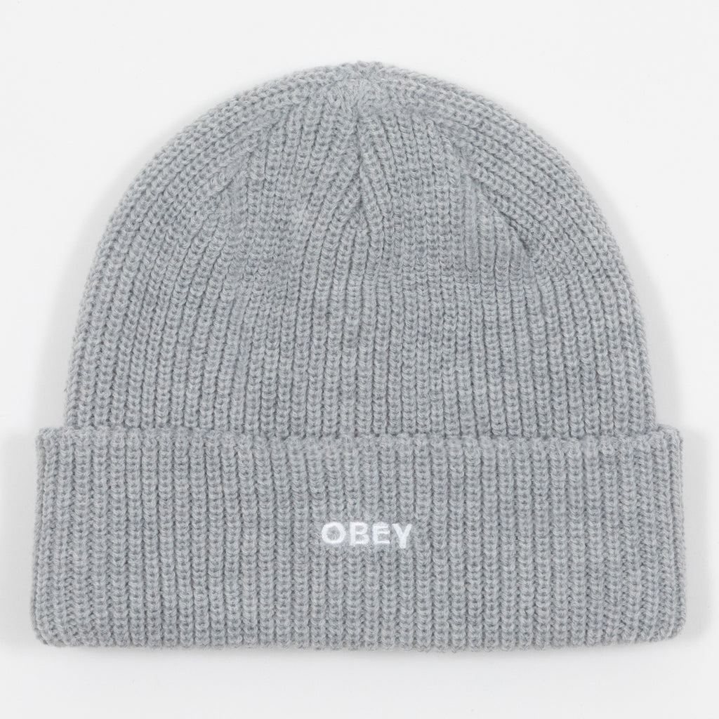 OBEY Future Beanie in HEATHER GREY