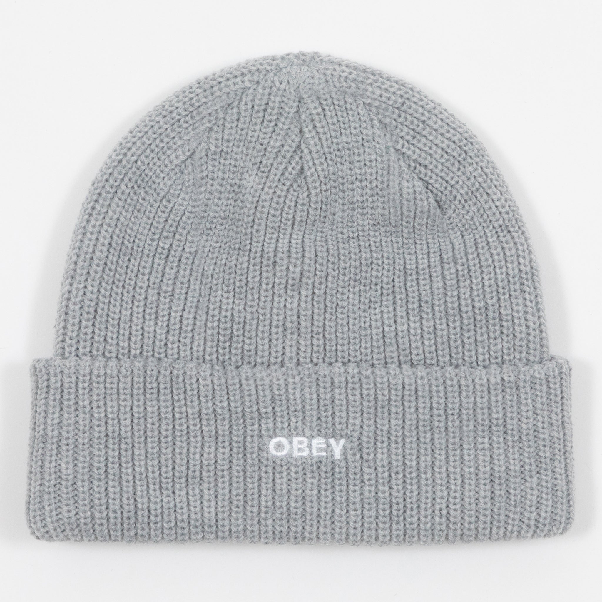 OBEY Future Beanie in HEATHER GREY