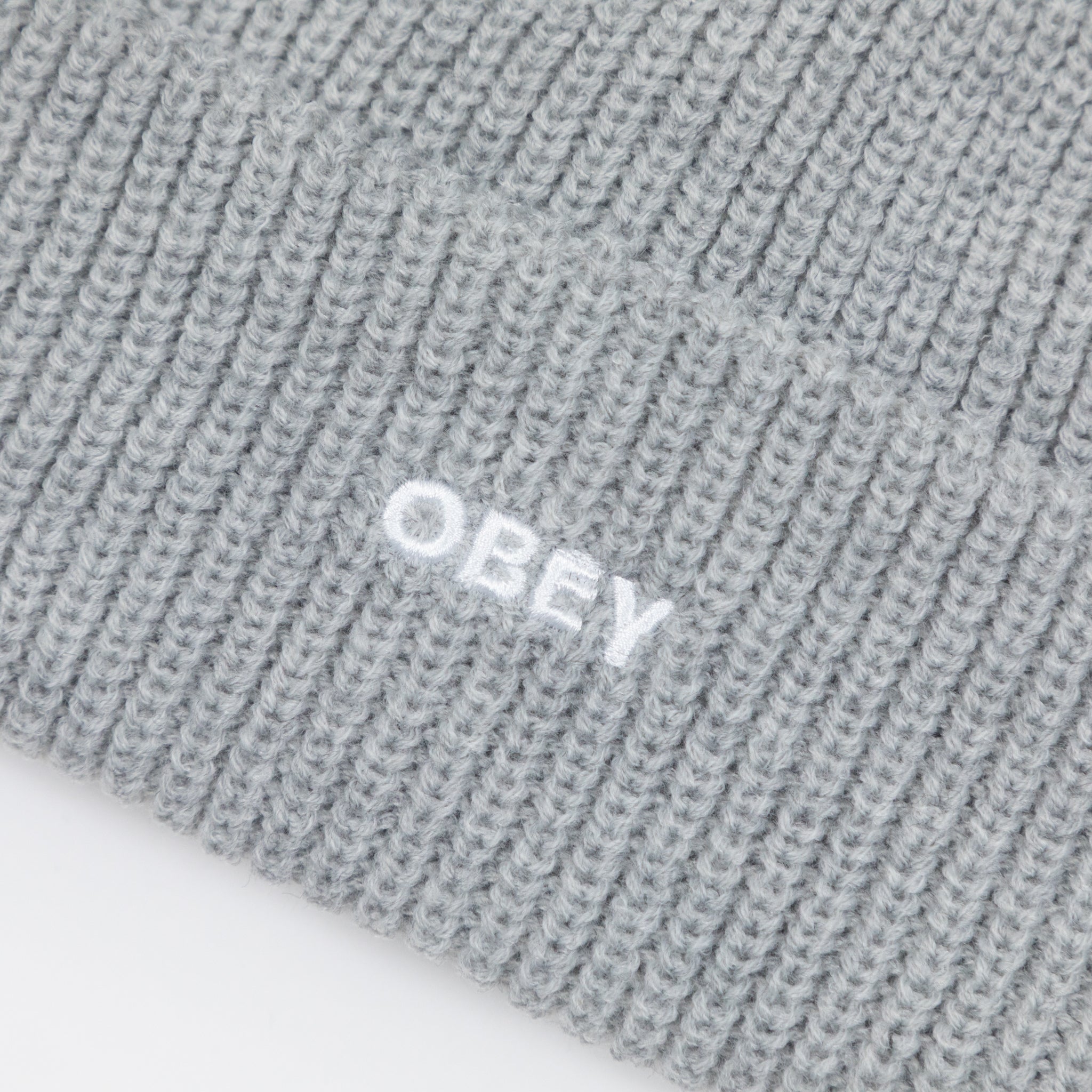 OBEY Future Beanie in HEATHER GREY