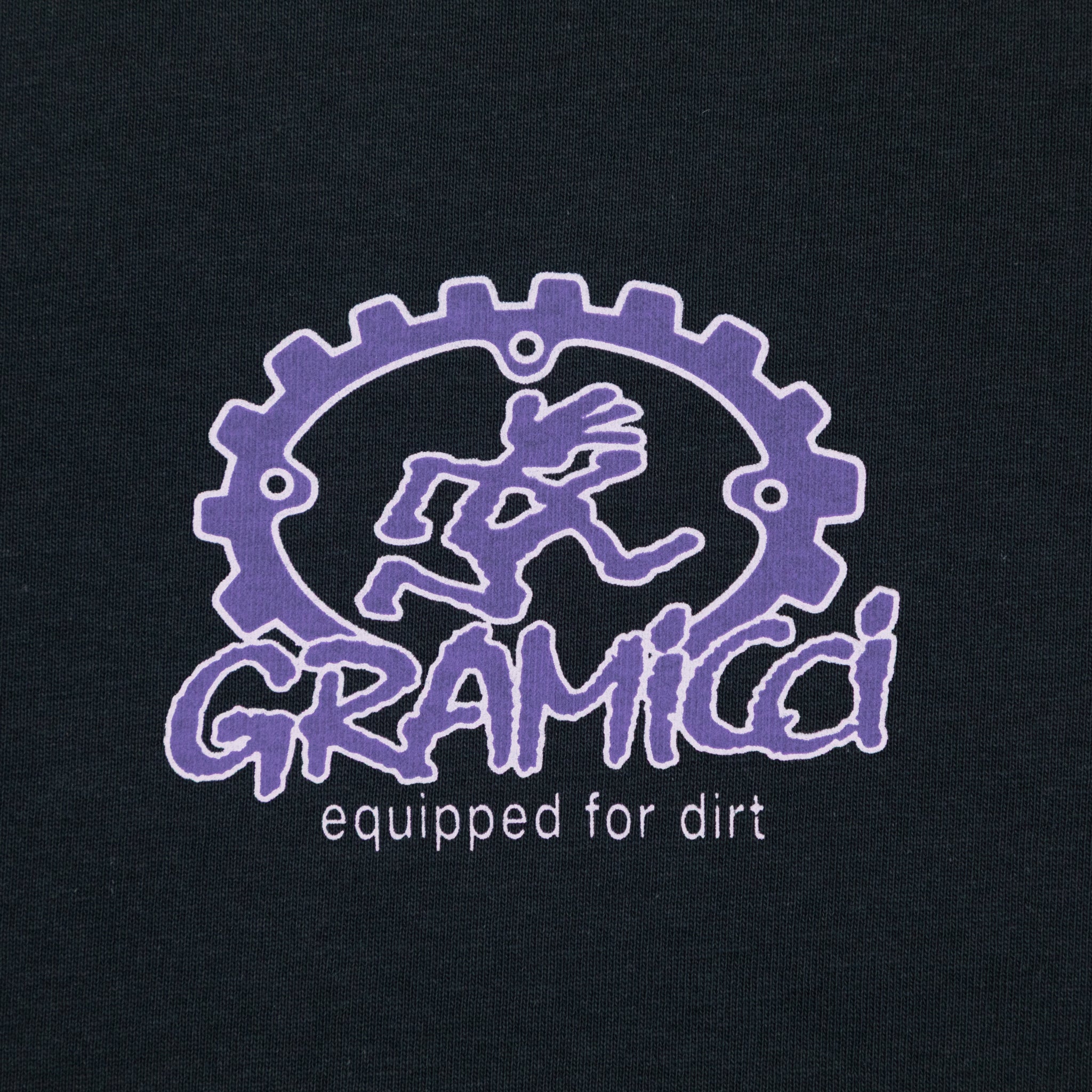 GRAMICCI Equipped For Dirt T-Shirt in VINTAGE BLACK
