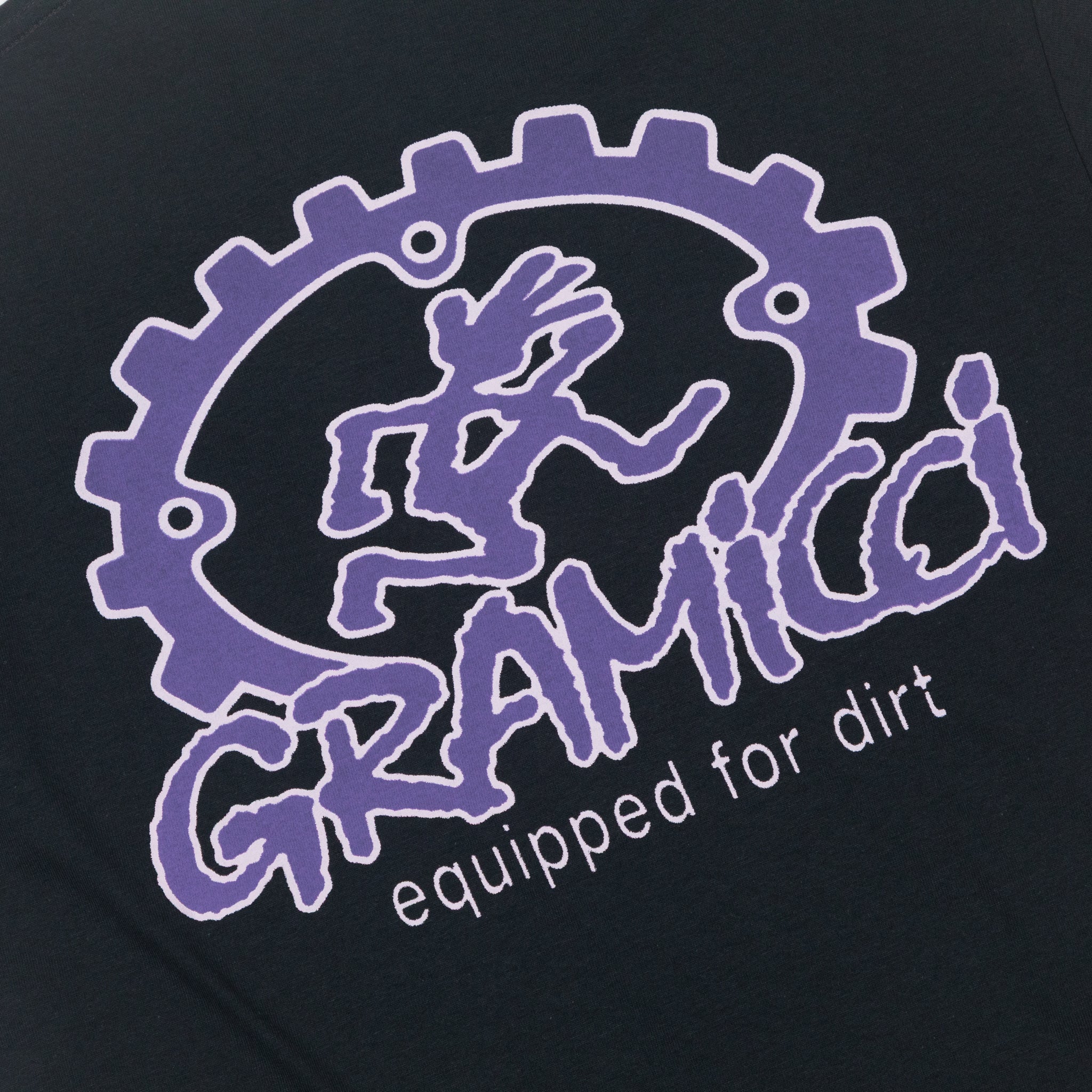 GRAMICCI Equipped For Dirt T-Shirt in VINTAGE BLACK