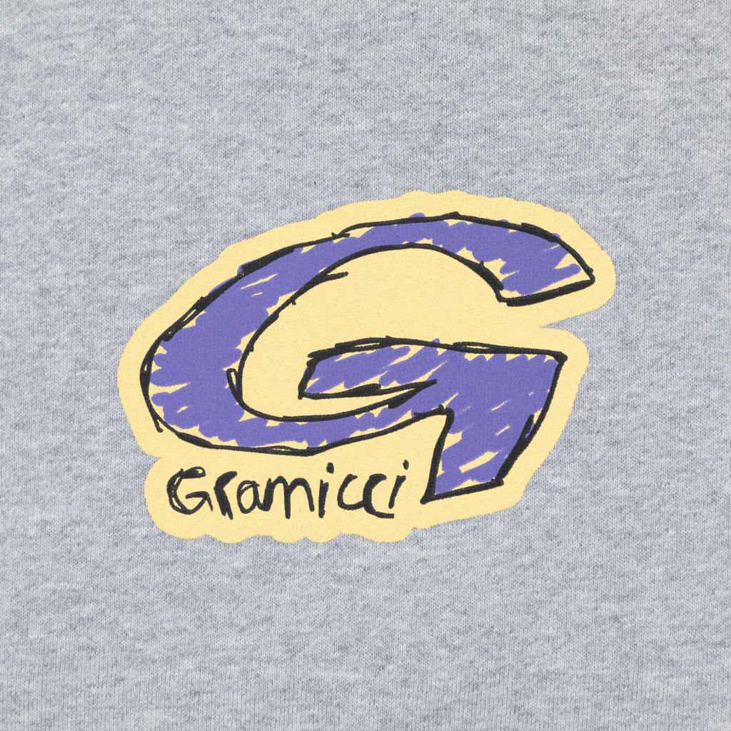 GRAMICCI G-Scribble Sweatshirt in HEATHER GREY