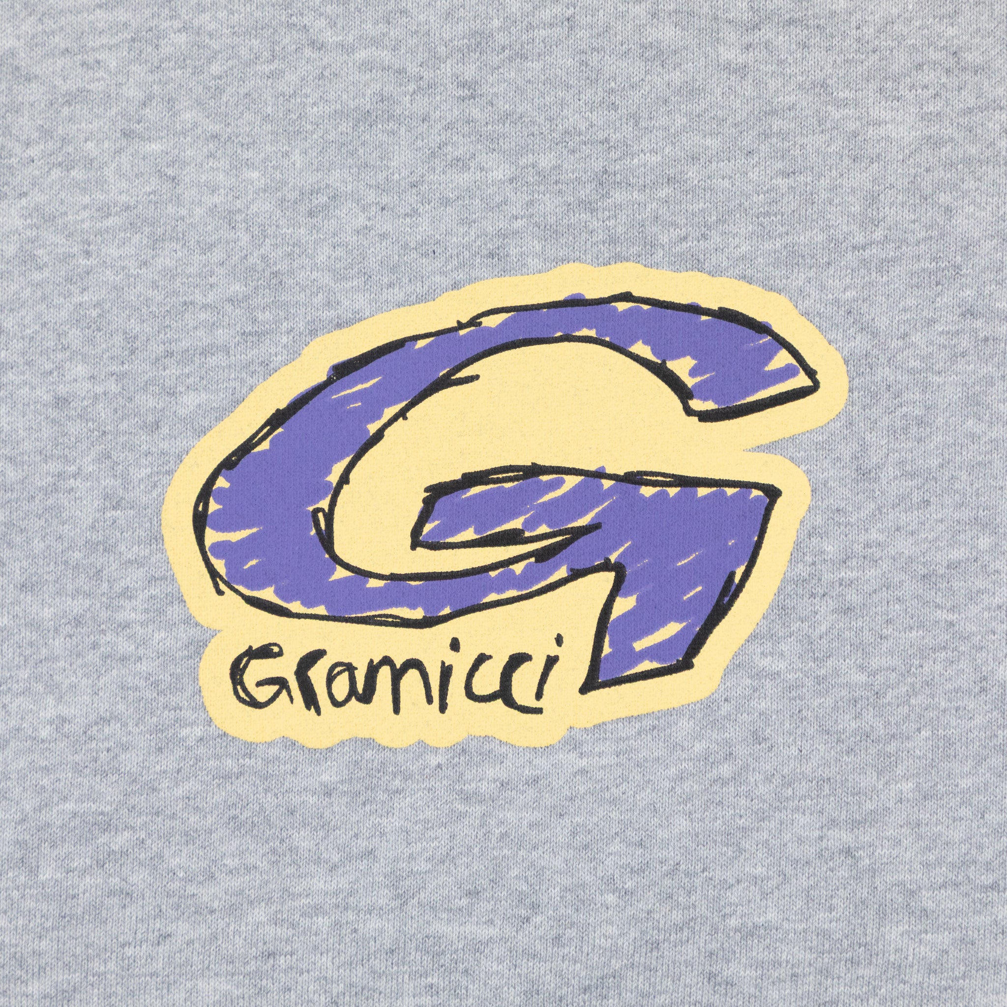 GRAMICCI G-Scribble Sweatshirt in HEATHER GREY