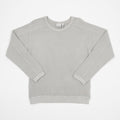 GRAMICCI Waffle Crew Sweatshirt in PEWTER