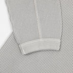 GRAMICCI Waffle Crew Sweatshirt in PEWTER