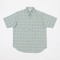 GRAMICCI Checked Ombre Short Sleeve Shirt in BLUE