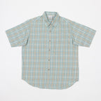 GRAMICCI Checked Ombre Short Sleeve Shirt in BLUE