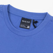 NICCE Garment Dye Mercury T-Shirt in IRIS BLUE