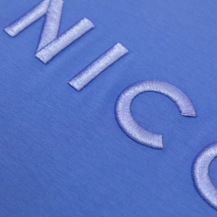 NICCE Garment Dye Mercury T-Shirt in IRIS BLUE