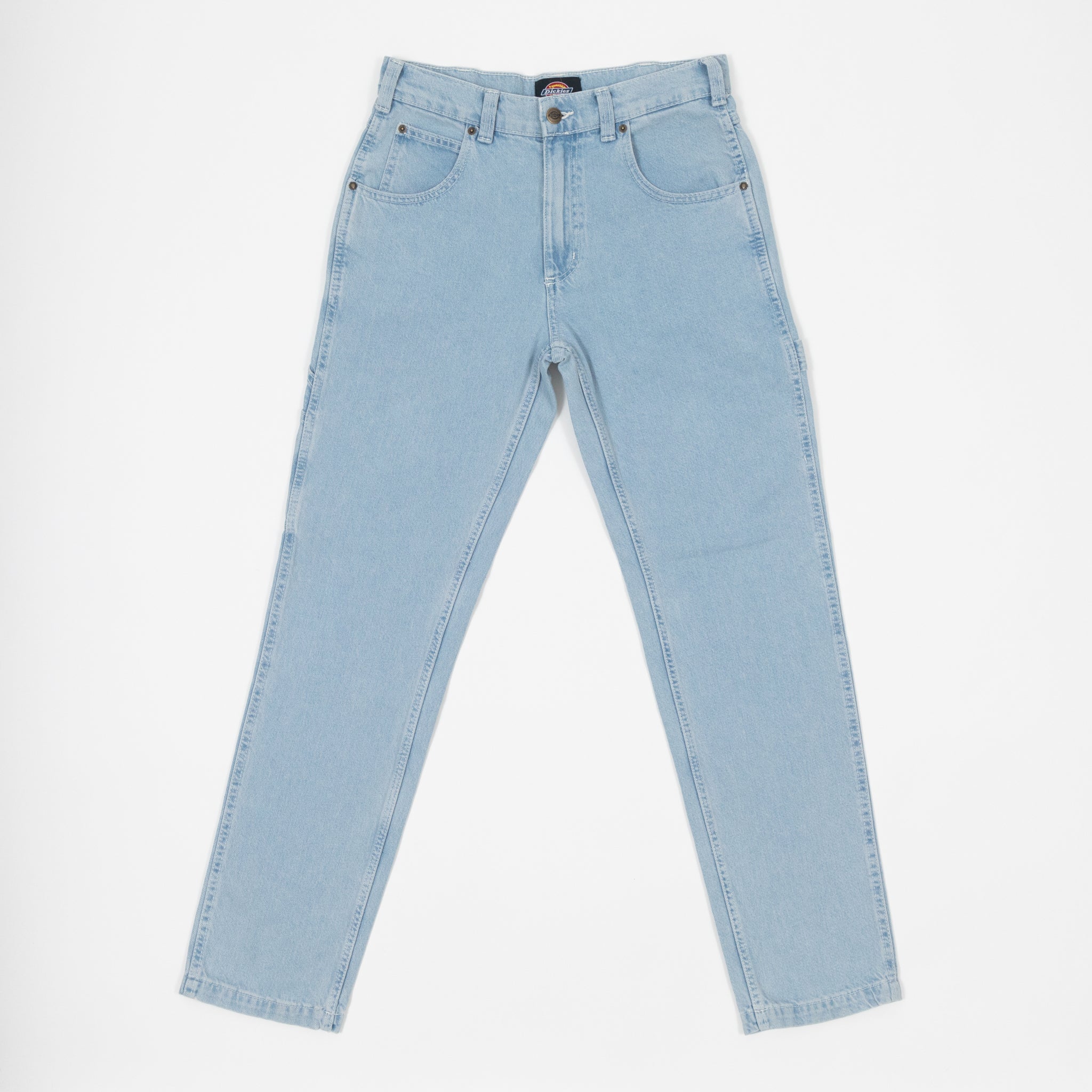 DICKIES Garyville Straight Fit Denim Pants in VINTAGE BLUE