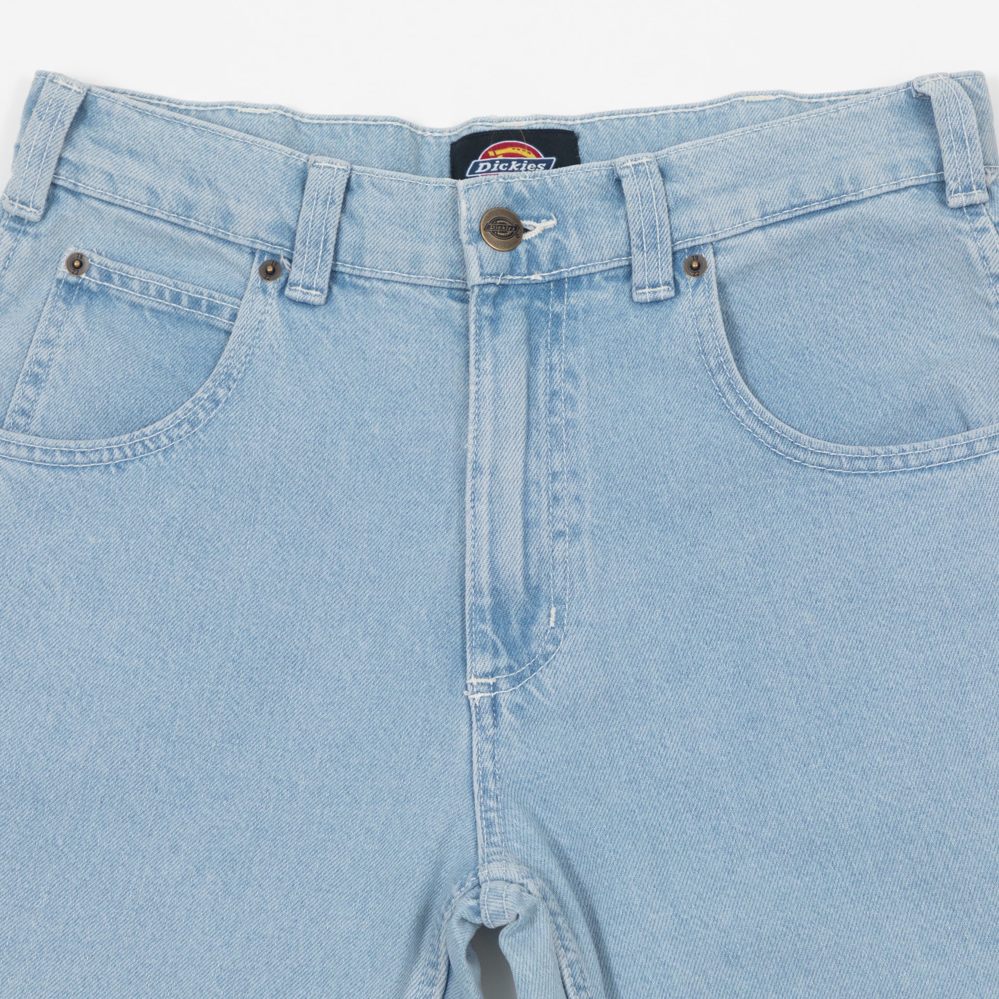 DICKIES Garyville Straight Fit Denim Pants in VINTAGE BLUE