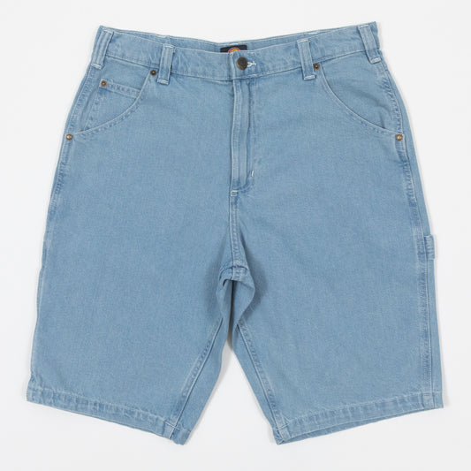 DICKIES Garyville Denim Shorts in VINTAGE AGED BLUE