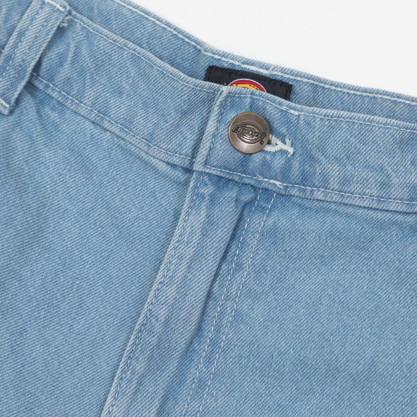 DICKIES Garyville Denim Shorts in VINTAGE AGED BLUE