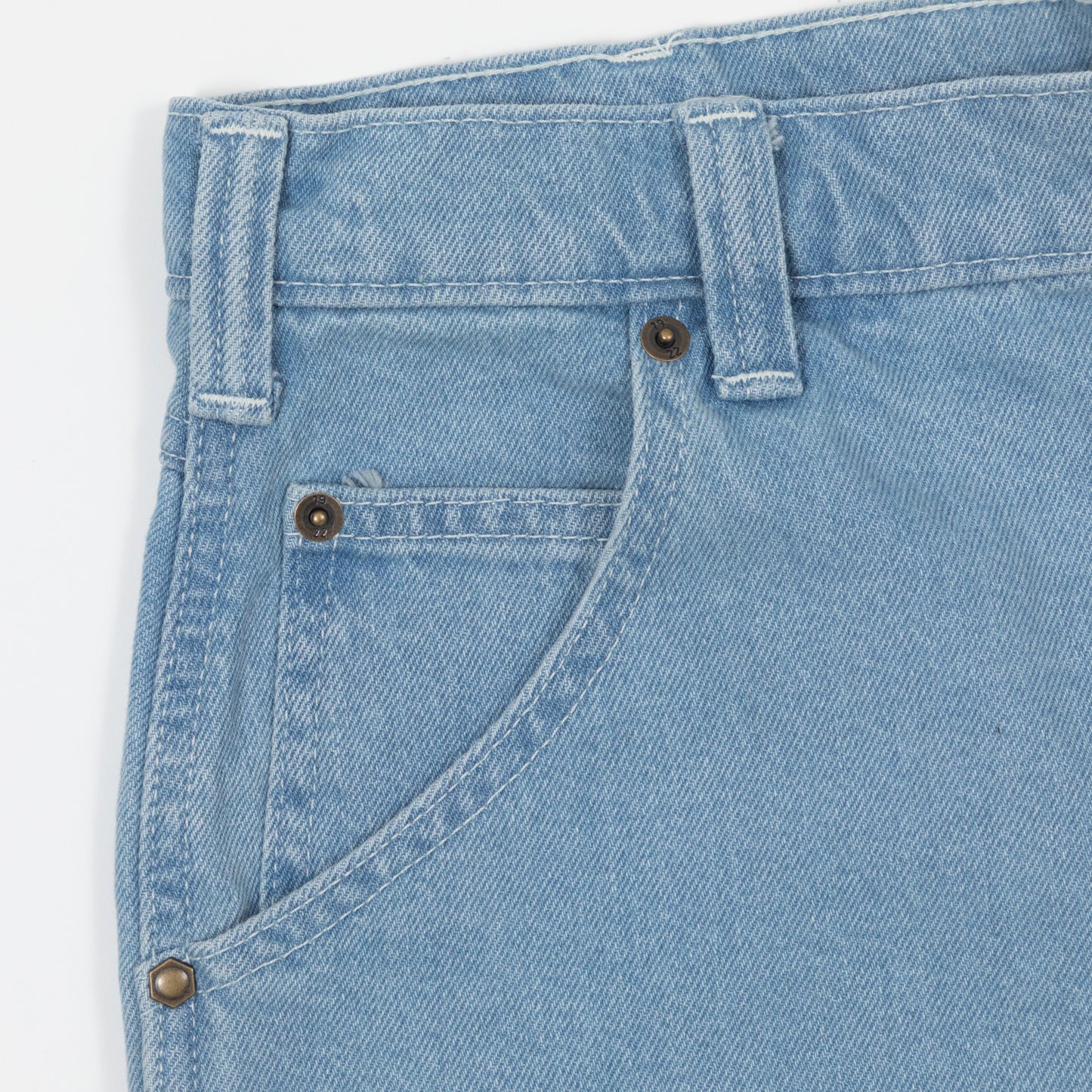 DICKIES Garyville Denim Shorts in VINTAGE AGED BLUE