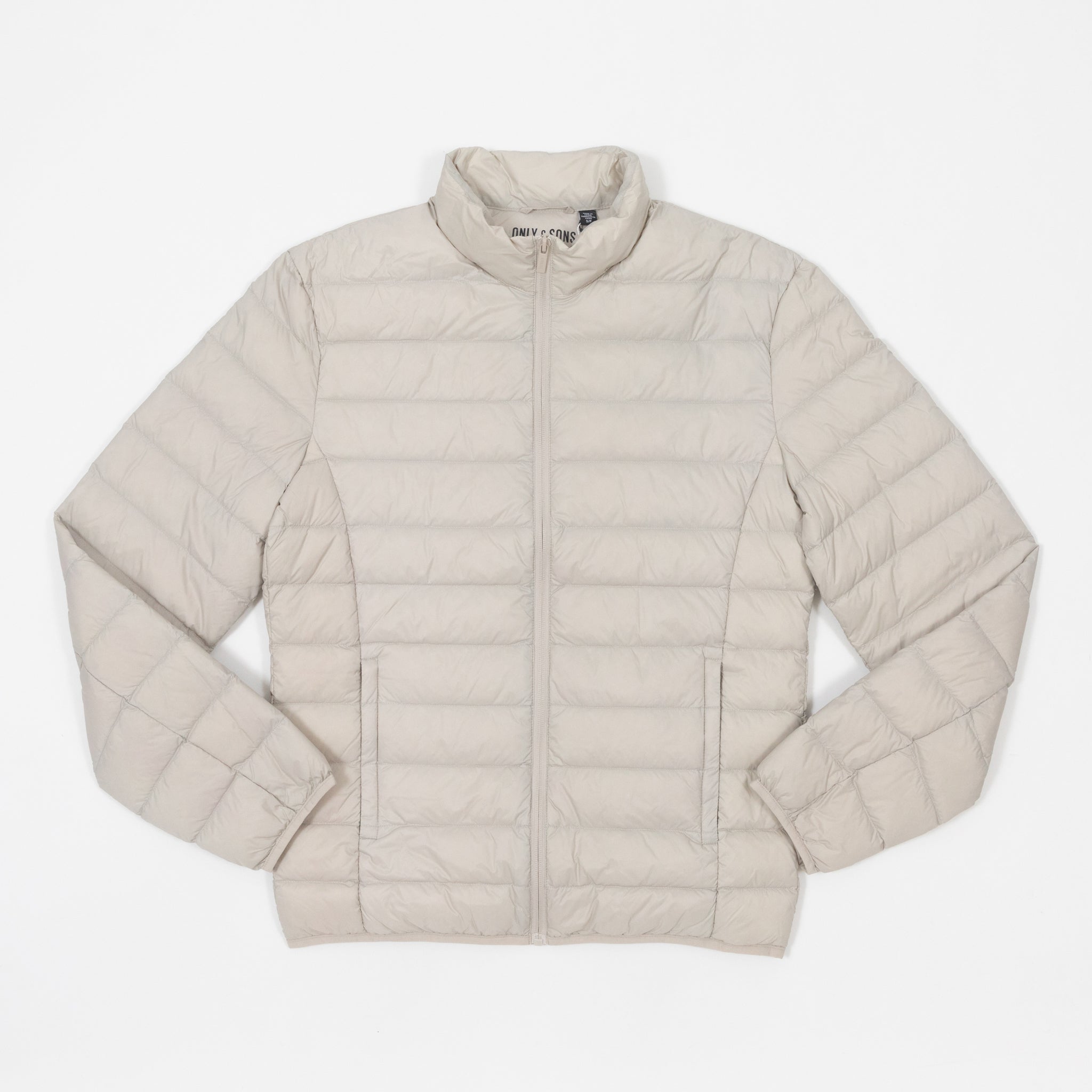 ONLY & SONS Gavin Light Down Jacket in CREAM