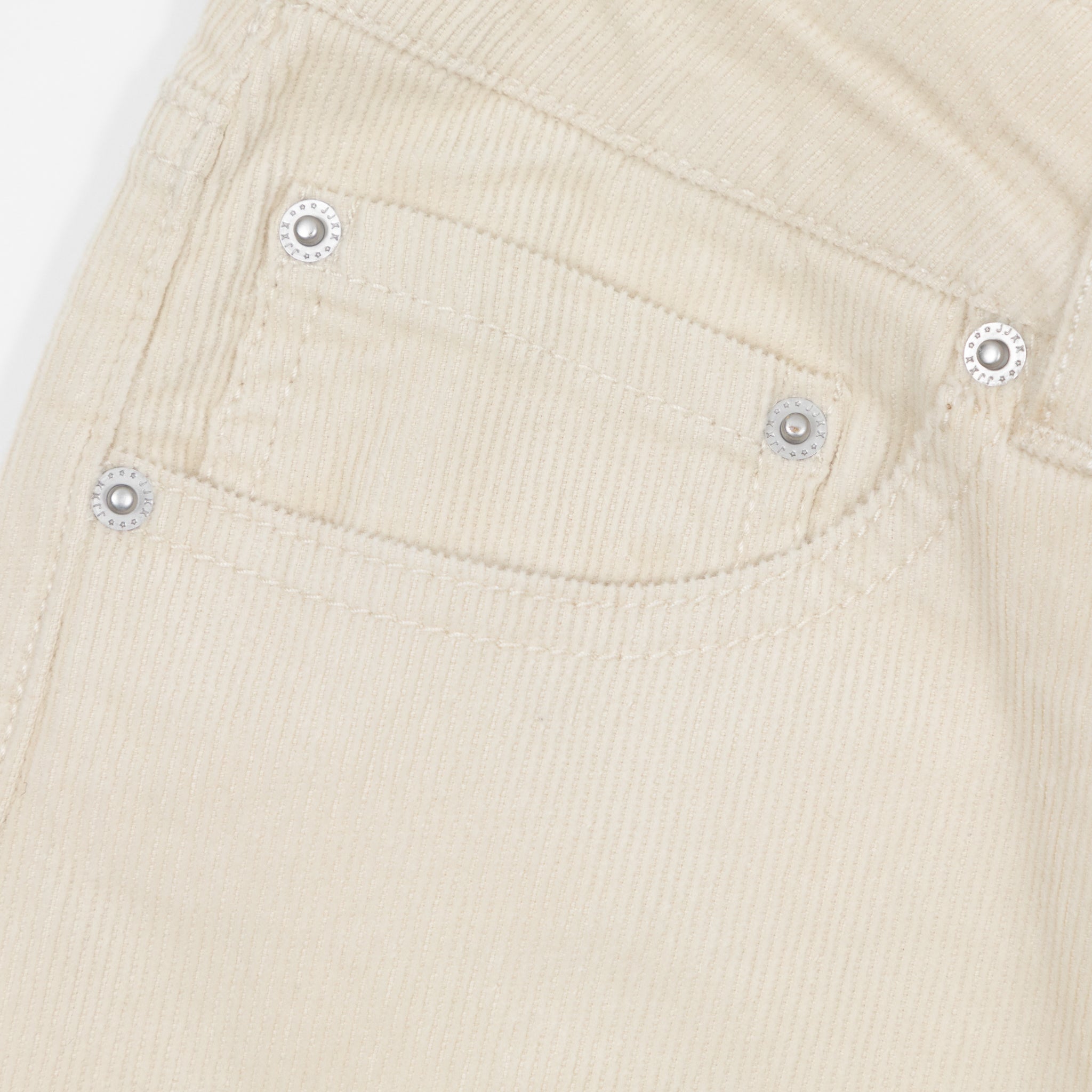 Womens JJXX Zoe Gelly Corduroy Wide Trousers in CREAM