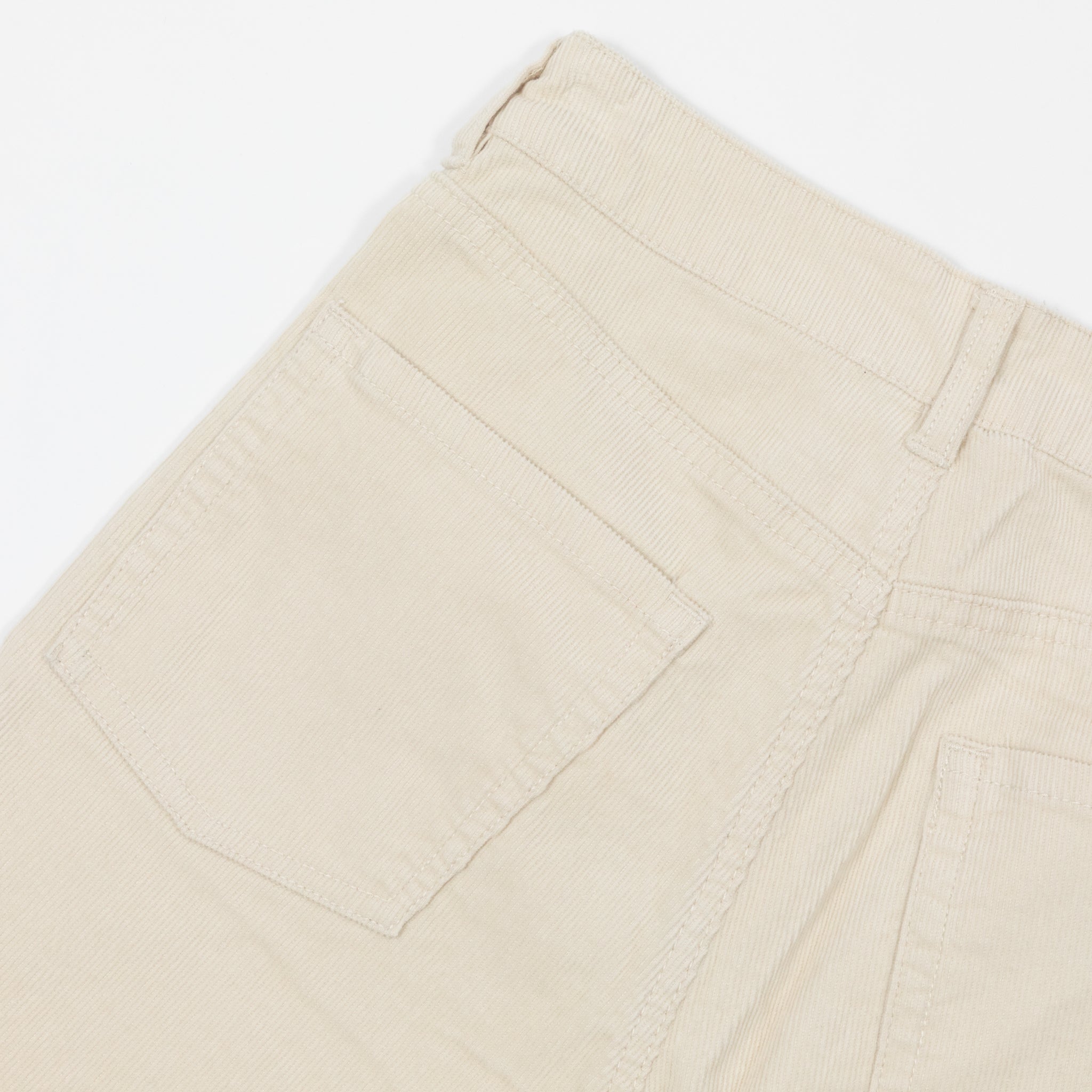 Womens JJXX Zoe Gelly Corduroy Wide Trousers in CREAM