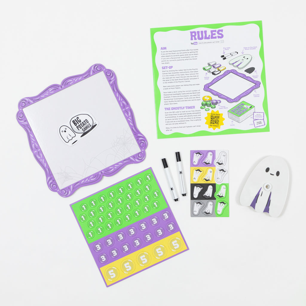 BIG POTATO GAMES Ghosts Can't Draw Board Game