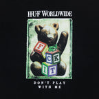 HUF Gift Bear T-Shirt in BLACK