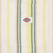DICKIES Glade Spring Striped Shirt in GREEN & WHITE