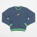 SANTA CRUZ Global Oval Dot Sweatshirt in HERITAGE BLUE