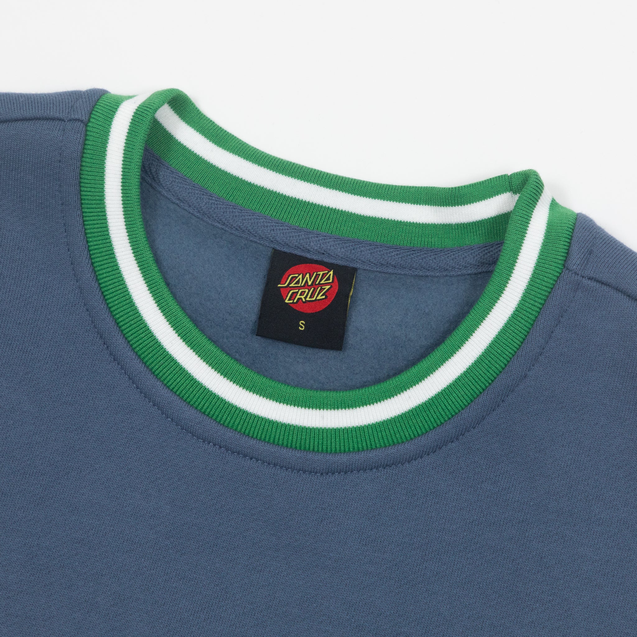 SANTA CRUZ Global Oval Dot Sweatshirt in HERITAGE BLUE
