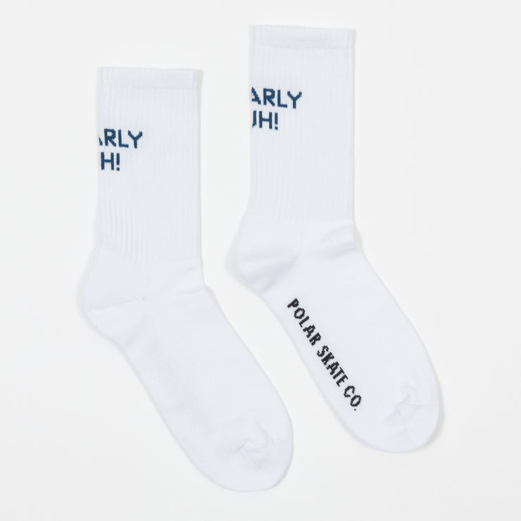 POLAR SKATE CO. Gnarly Huh Socks in NAVY