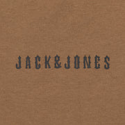 JACK & JONES Graphic Sweatshirt in TAN