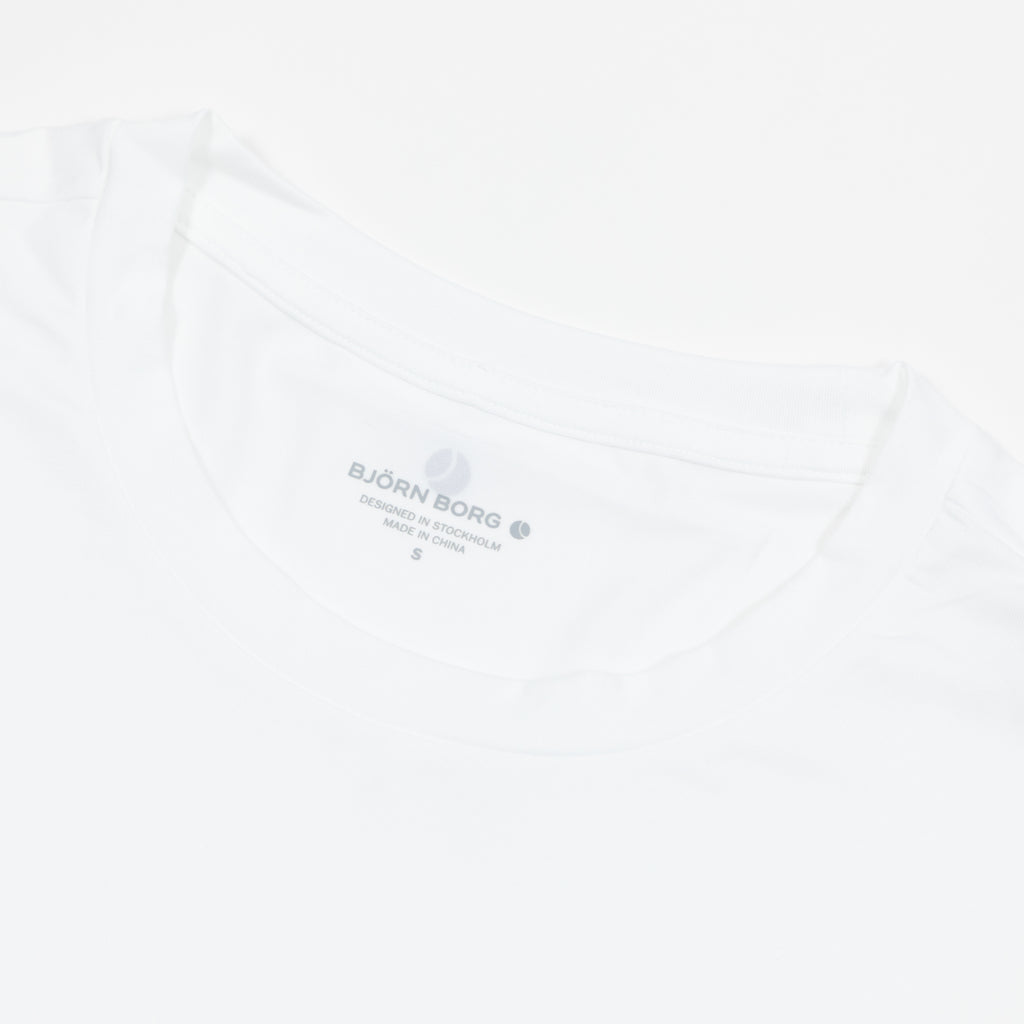BJORN BORG Graphic T-Shirt in WHITE