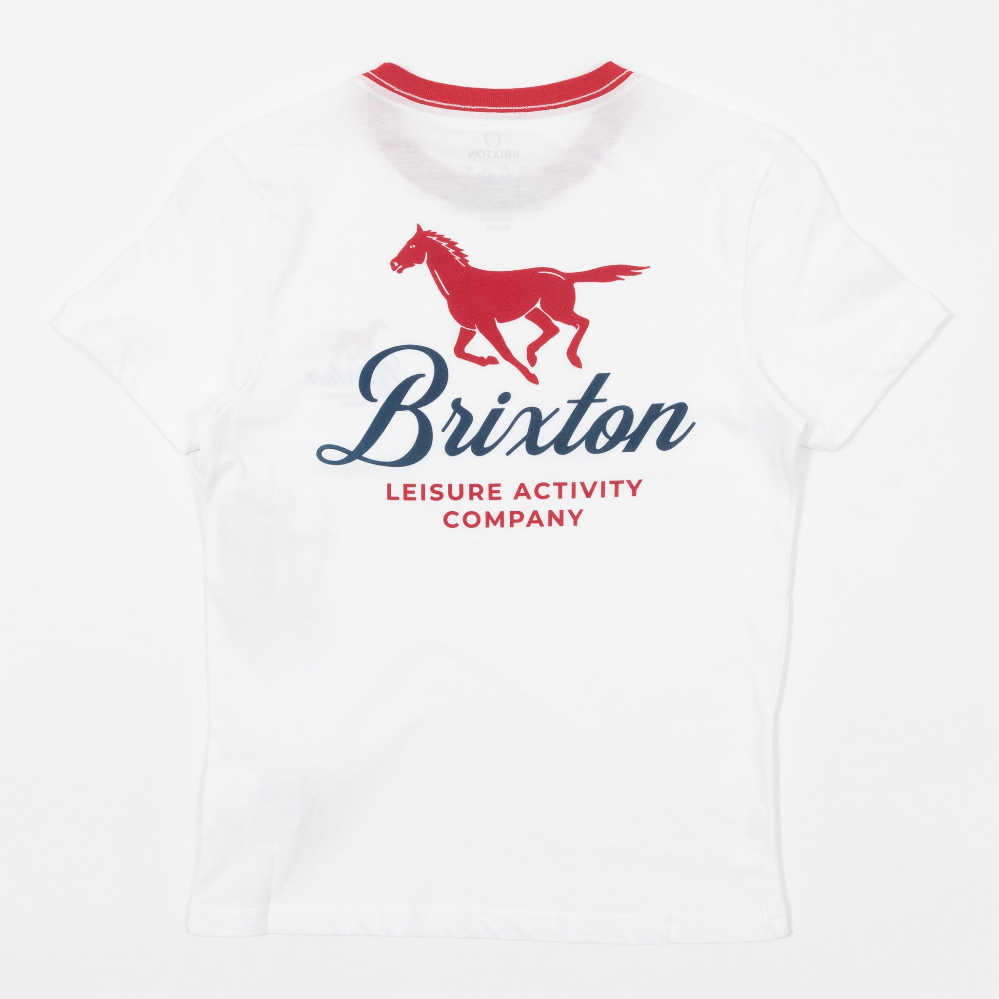 Womens BRIXTON Graphic T-Shirt in WHITE