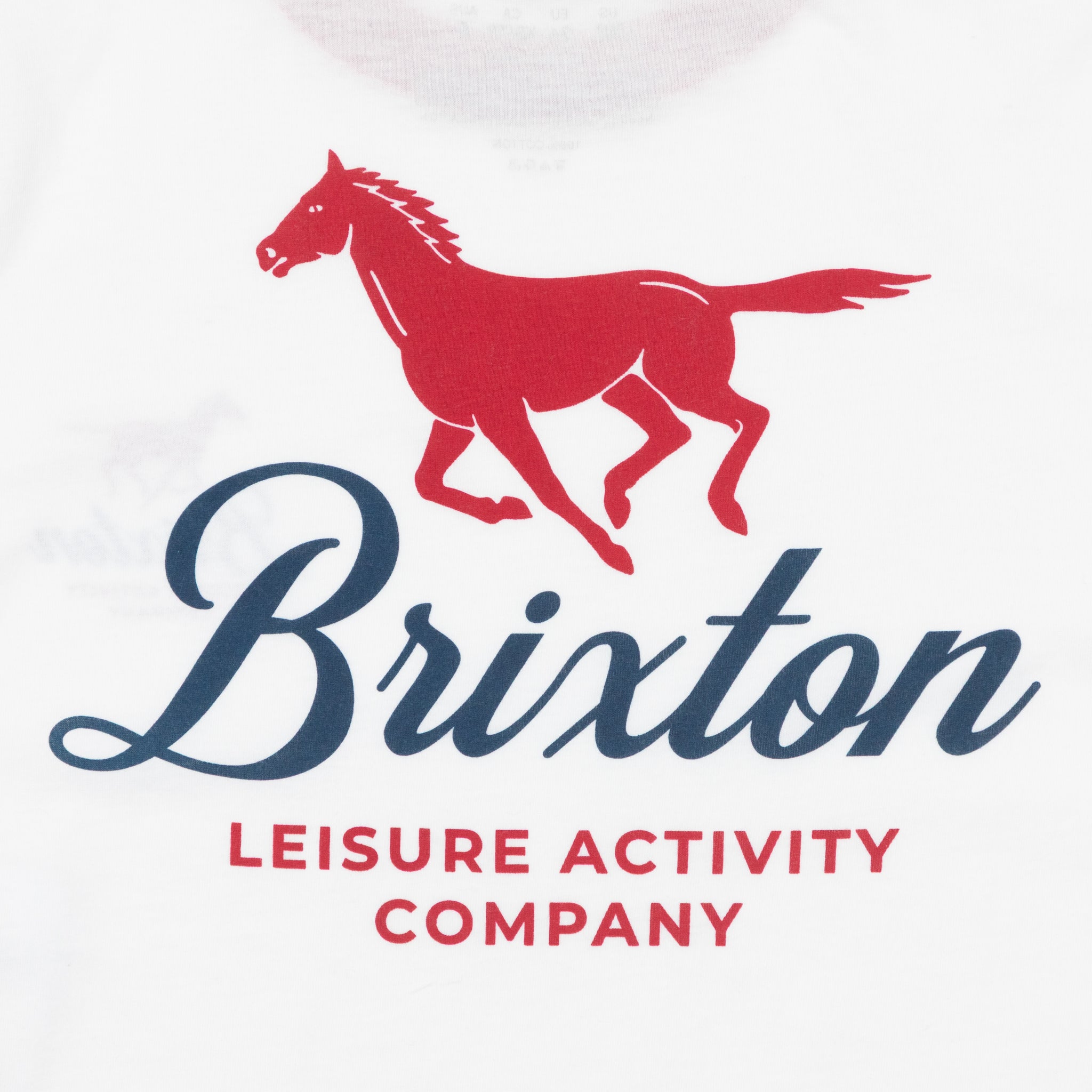 Womens BRIXTON Graphic T-Shirt in WHITE