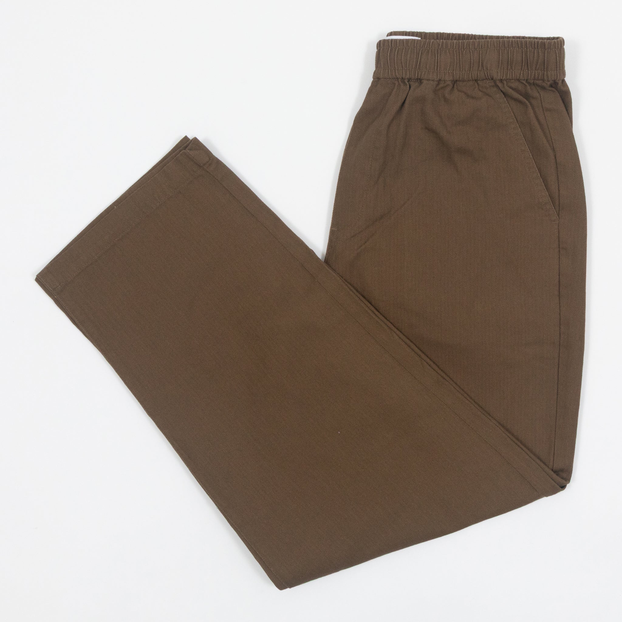 FARAH Greensport Drawstring Trousers in BROWN